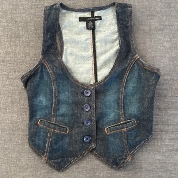 Vintage Calvin Klein Jeans Denim Vest - Picture 3 of 9